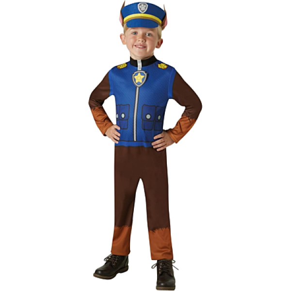 Costume - Paw Patrol - Chase - Tg. 3/4 anni