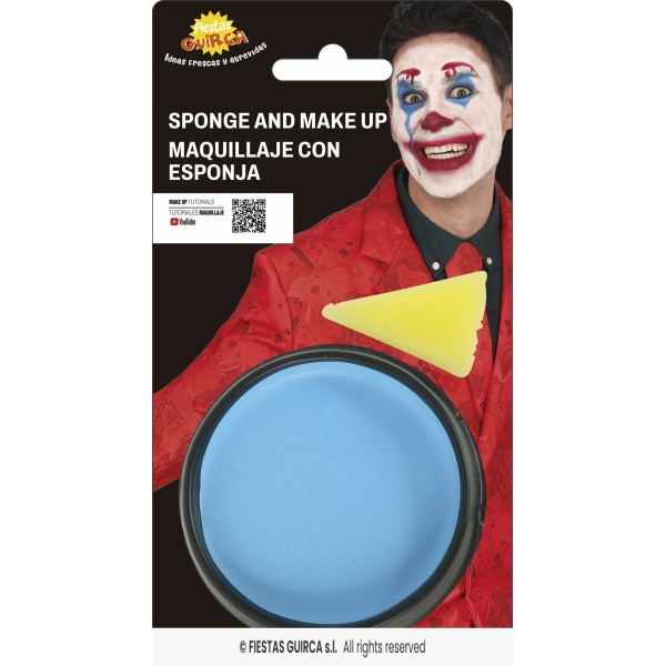 Maquillage AZZURRO in Crema con Spugnetta - Fondotinta