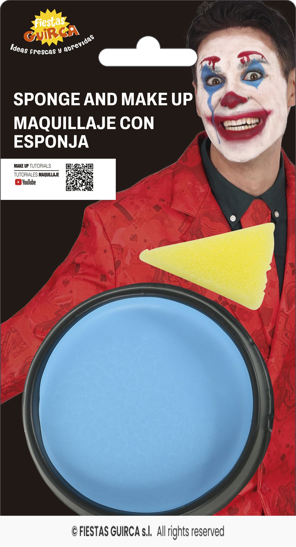 Maquillage AZZURRO in Crema con Spugnetta - Fondotinta