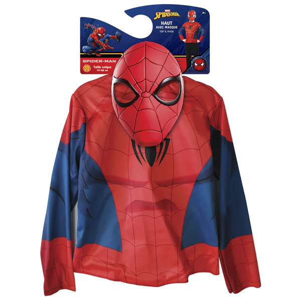 Top e Maschera - Spiderman - Tg. 5-8 anni