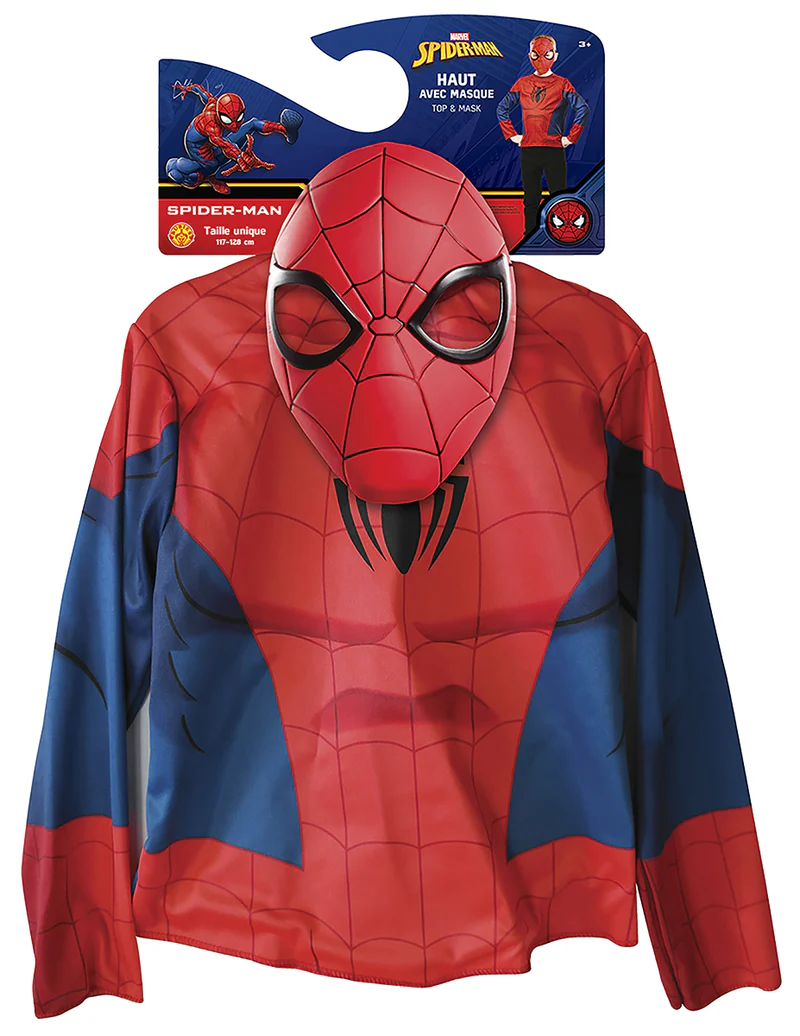 Top e Maschera - Spiderman - Tg. 5-8 anni