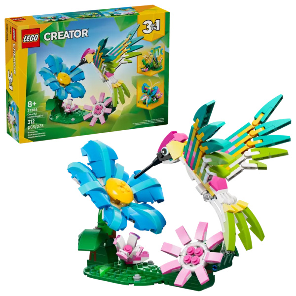 Lego 31384 Animali selvatici: colibrì variopinto