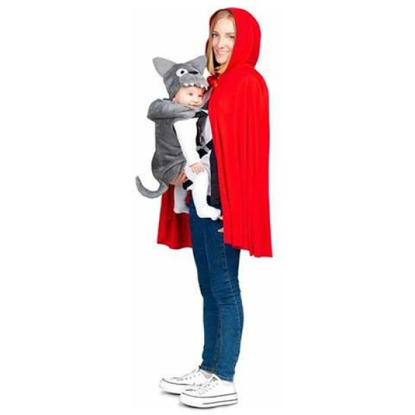 Costume - Marsupio Lupo Bambino e Cappuccetto rosso