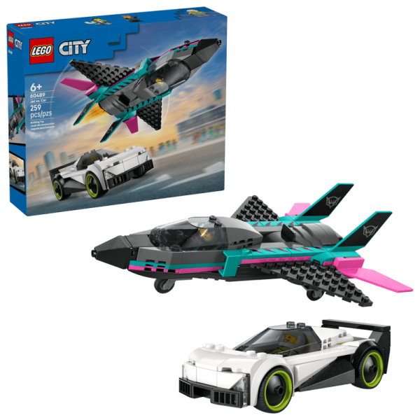 Lego 60489 Jet contro Auto sportiva