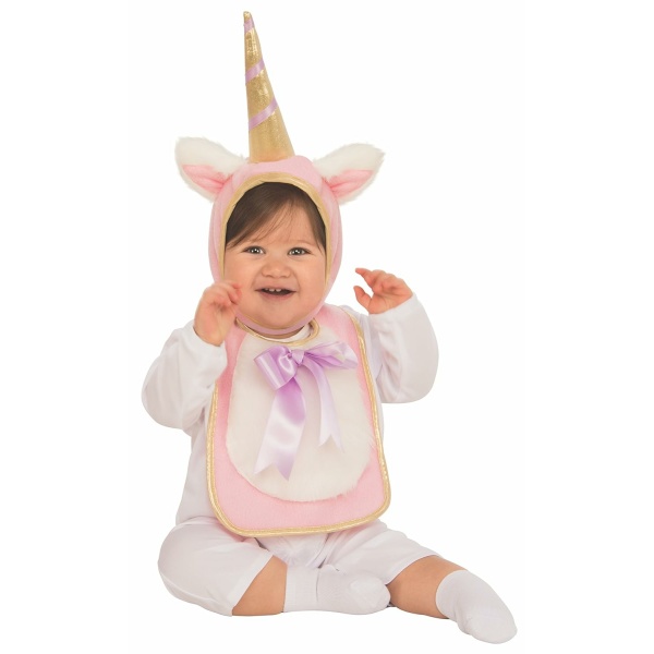 Costume - Kit cappello bavaglio - Unicorno - Tg. 1 anno