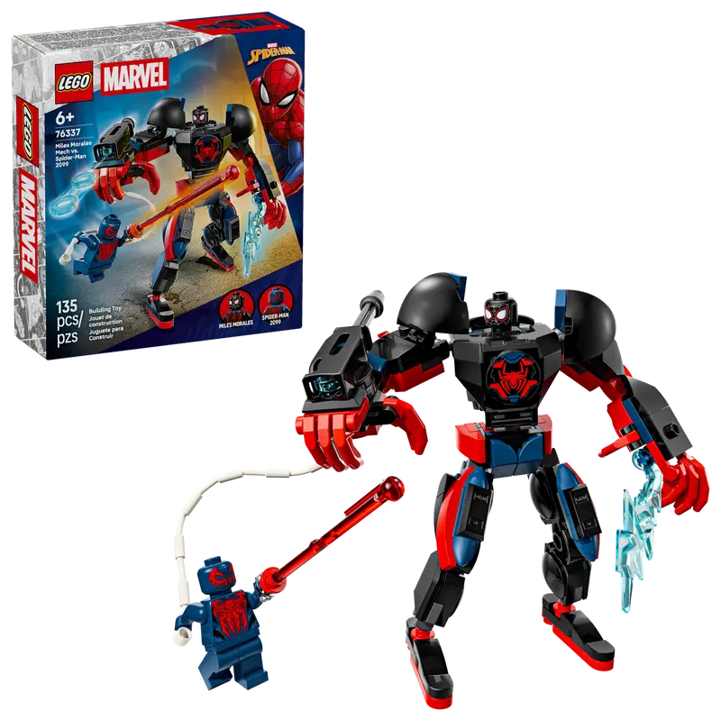 Lego 76337 Mech di Miles Morales vs. Spider-Man 2099