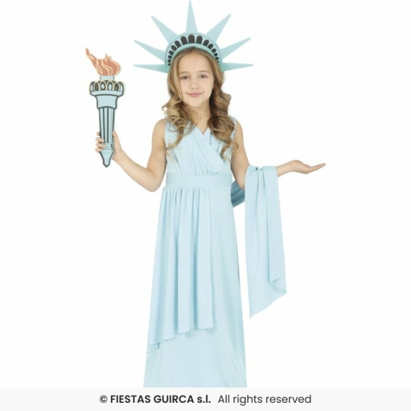 Costume - Statua della Libertà - Tg. 7/9 anni