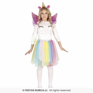 Costume - Unicorno Arcobaleno - Tg. 7/9 anni