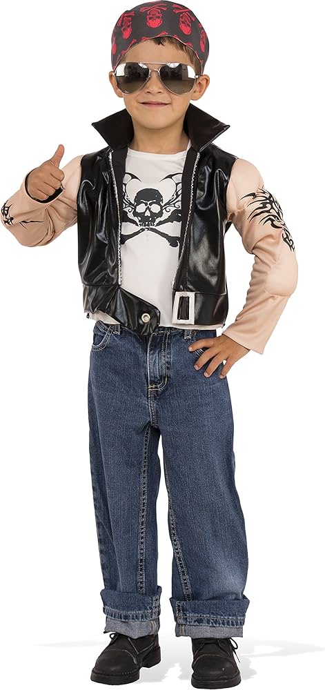 Costume - Bikerboy - Tg. 5/7anni