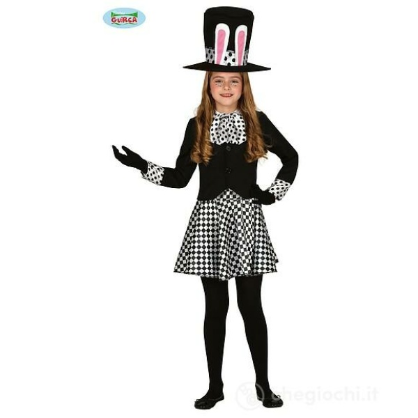 Costume - Crazy Hat Girl - Tg. 5/6 anni