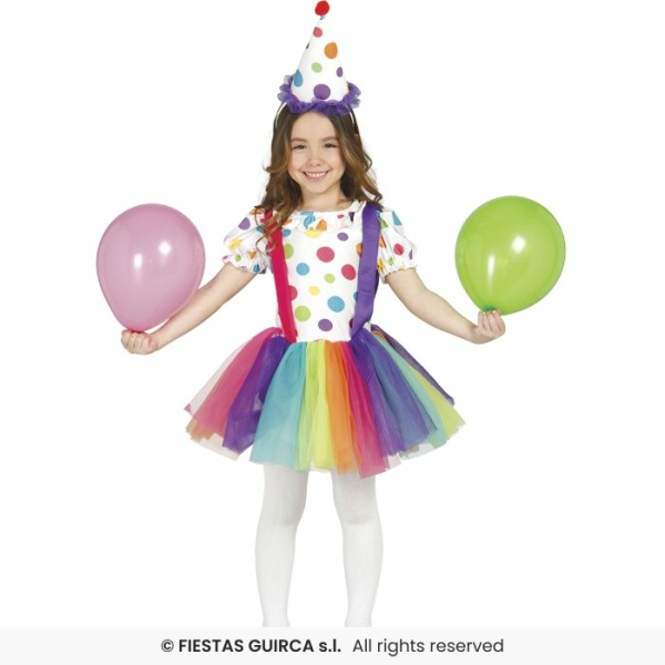 Costume - Piccola Clown - Tg. 5/6 anni