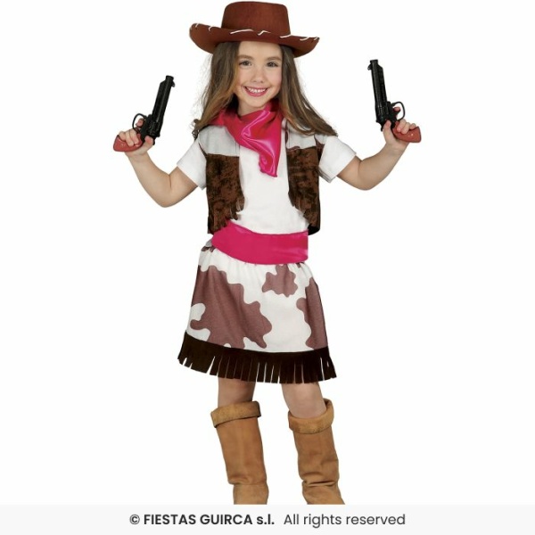 Costume - Cow-Girl - Tg. 7/9 anni