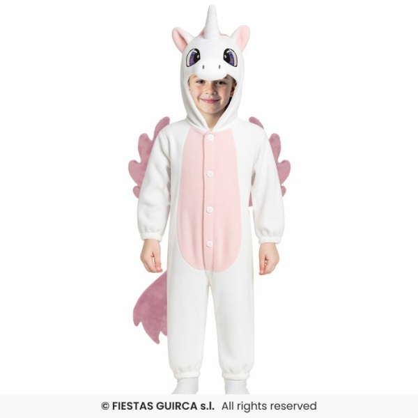 Costume - Tutone Unicorno Rosa - Tg. 3/4 anni