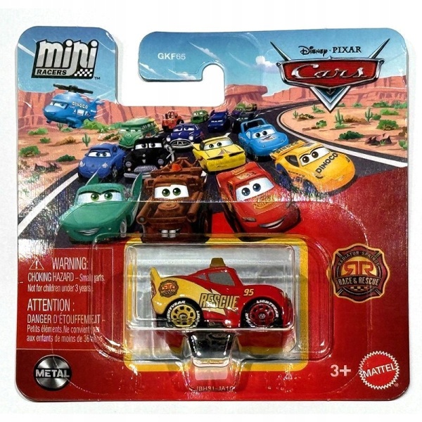 Cars - Mini Racers - Lighting McQueen - Saetta -Asst. GKF65 - JBH31
