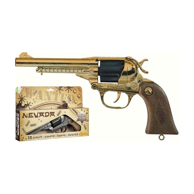 Pistola - Western - 12 colpi - Modello NEVADA GOLD