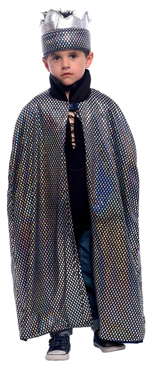 Costume - Set Mantello e Corona - Tg. 4/8 anni