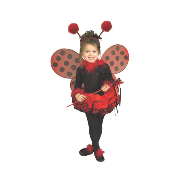 Costume - Fatina Coccinella - Tg. 3/4 anni