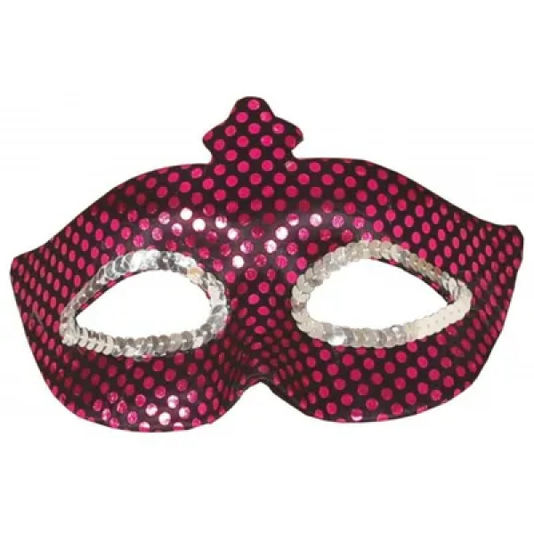 Maschera - Pois - Fucsia
