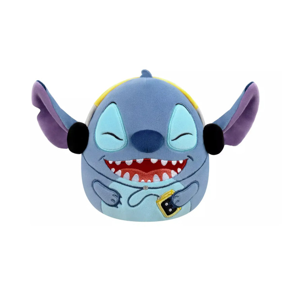 Squishmallow cm25 - Stitch - Stitch Con Cuffie