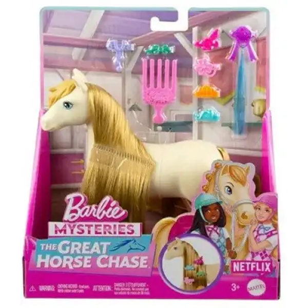 Barbie Mysteries The great Horse Chase Pony - Bianco