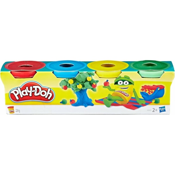 Playdoh - 4 colori assortiti (224gr)