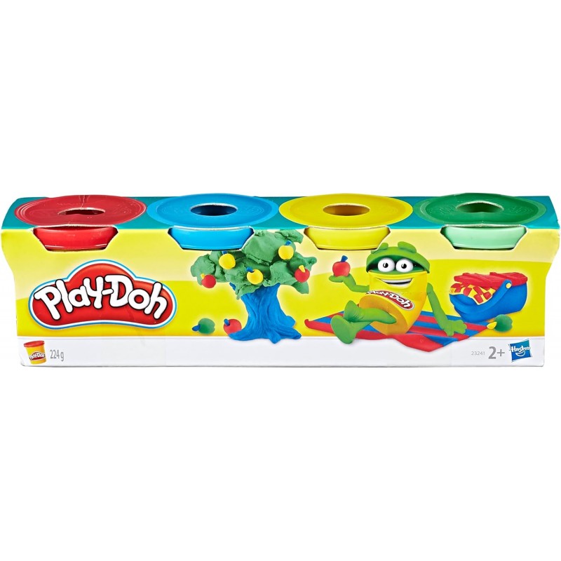 Playdoh - 4 colori assortiti (224gr)