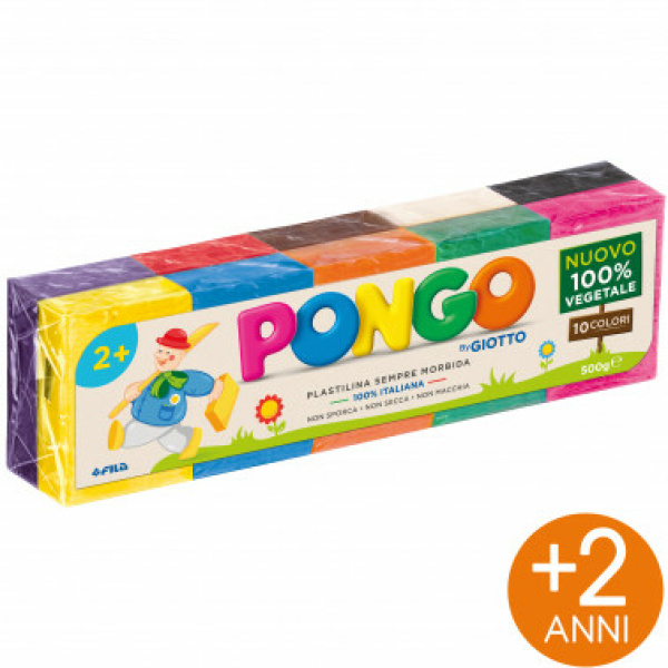 PONGO 10 COLORI - Pasta da modellare