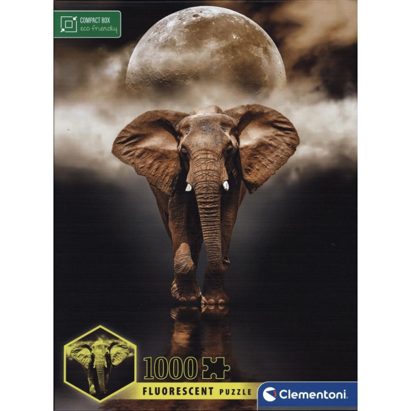 Puzzle 1000 Pezzi Fluorescent - ELEFANTE