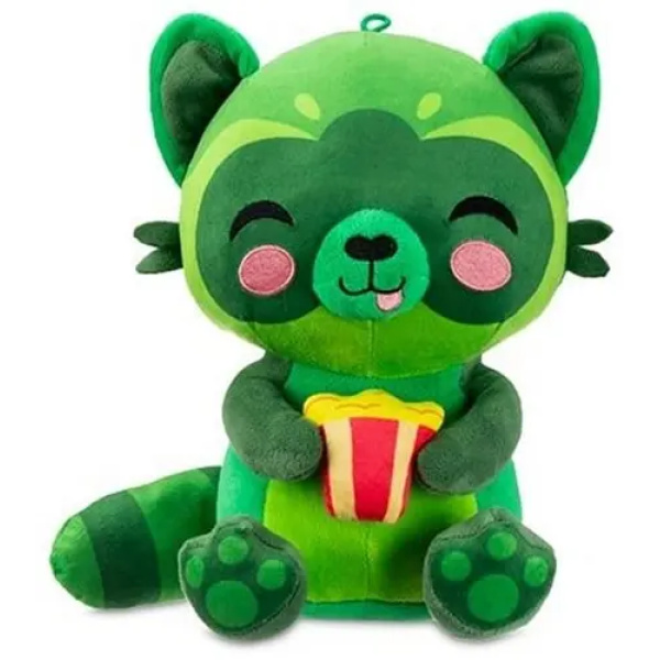 Peluche - Procione Verde con Popcorn