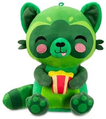 Peluche - Procione Verde con Popcorn