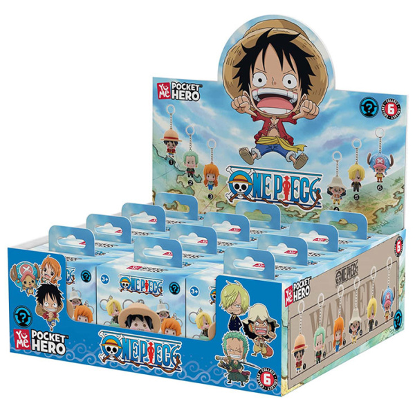 YuMe Portachiavi a Sorpresa One Piece Hero Series