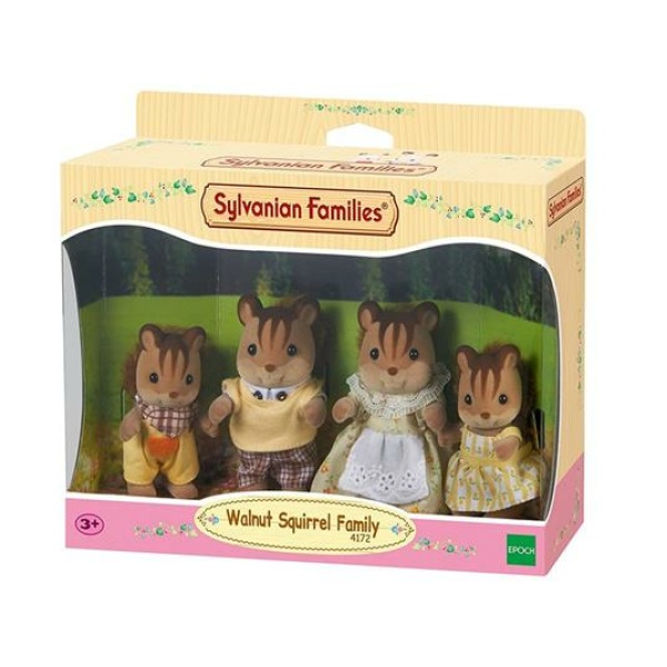 4172  Sylvanian Families - Famiglia Scoiattolo Nocciola