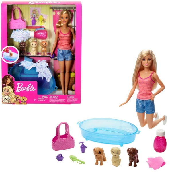Barbie e il bagnetto dei cuccioli - GDJ37