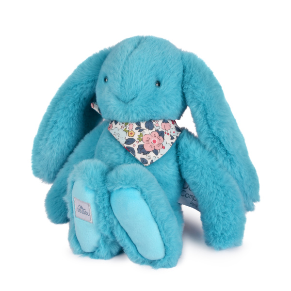 Peluche Coniglio Morbido Turchese cm25