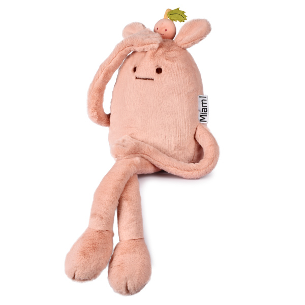 Peluche - MIAM - TAYLOR PEACH ROSA E PESCA 40 CM