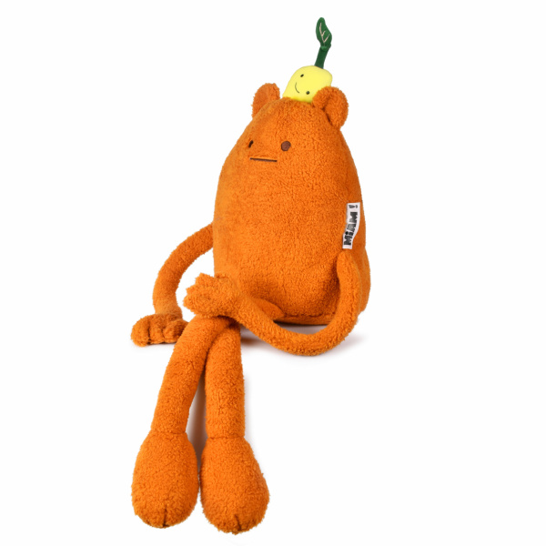 Peluche - MIAM - JOHN LEMON ARANCIONE E LIMONE 40 CM