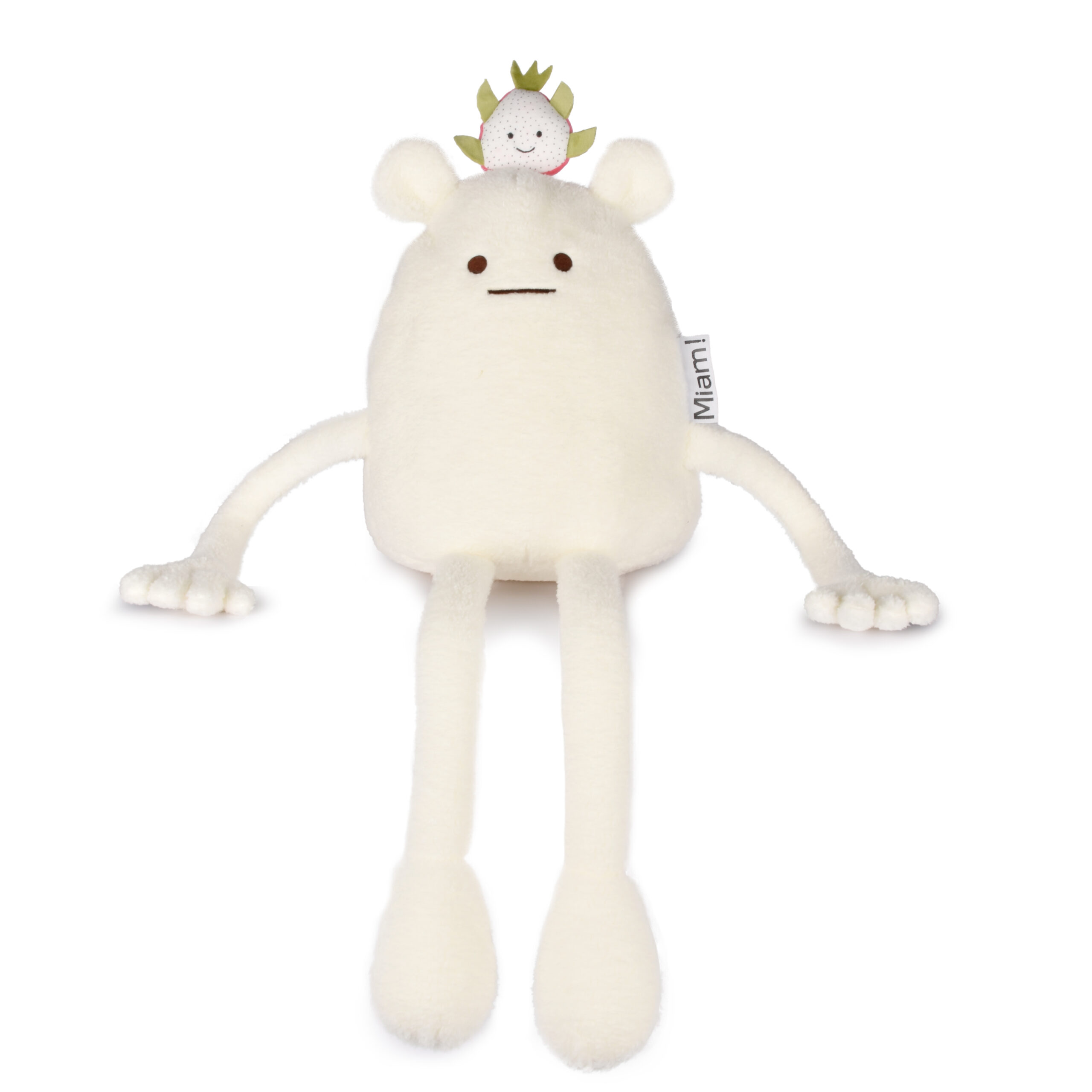 Peluche - MIAM - NO NAME BIANCO E DRAGON FRUIT 40 CM
