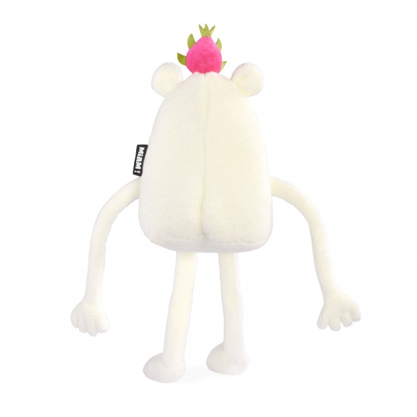 Peluche - MIAM - NO NAME BIANCO E DRAGON FRUIT 40 CM - immagine 2