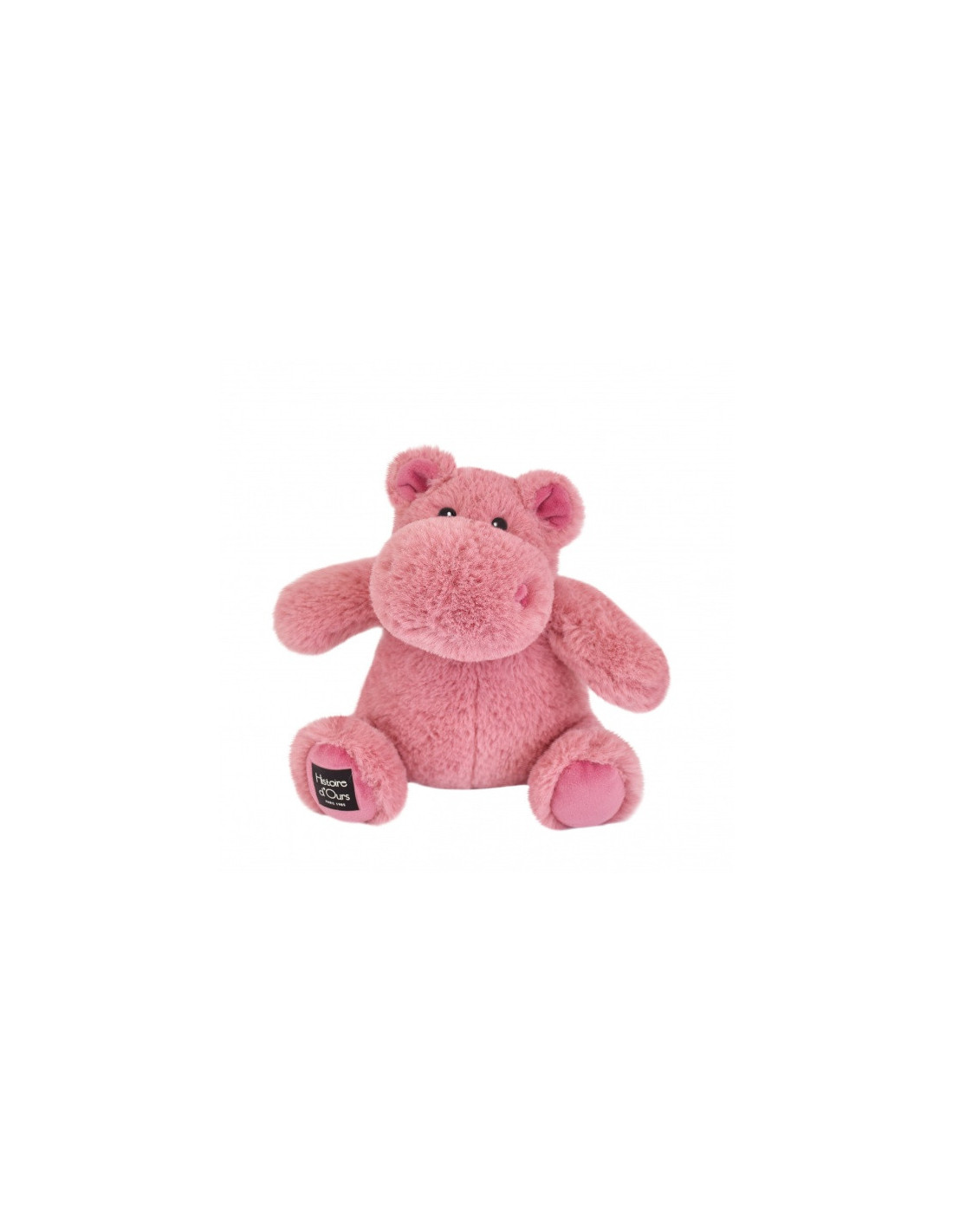 Hippopotamo Peluche cm18 - Rosa