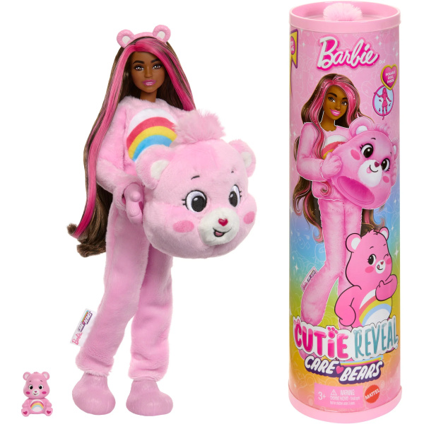 Barbie Cutie Reveal - CARE BEARS - ROSA - JCN95