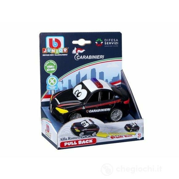 Alfa Romeo Giulia Carabinieri Pull Back Junior
