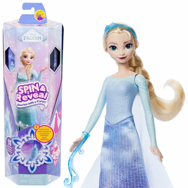 Disney Frozen Spin & Reveal - Elsa con magiche sorprese! - JBG59
