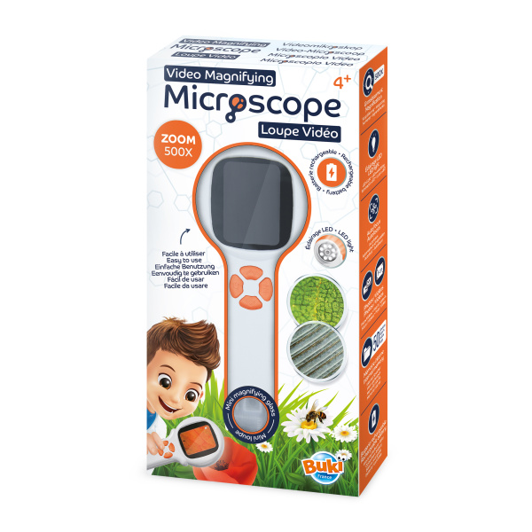 Microscopio con lente e Video
