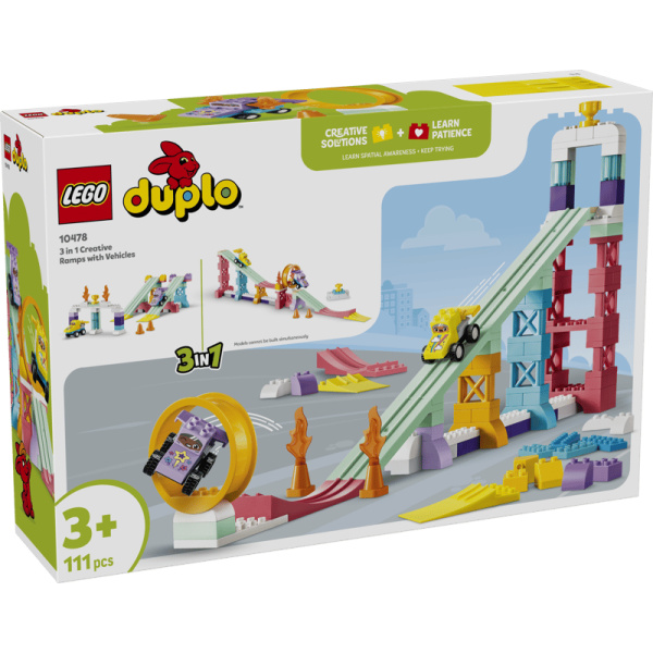 Lego 10478 Rampe creative 3 in 1 con veicoli