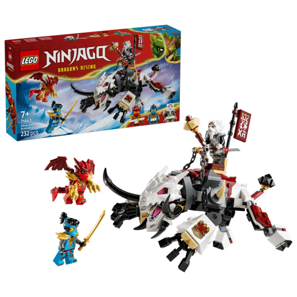 Lego 71863 Zilvar e Grimtak la Bestia Drago