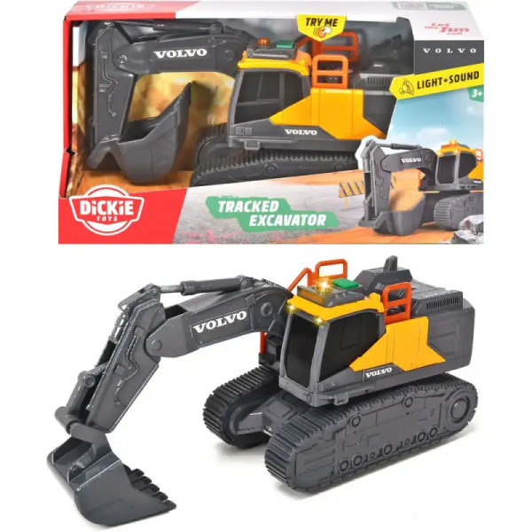 Volvo Tracked Excavator luci e suoni cm.23
