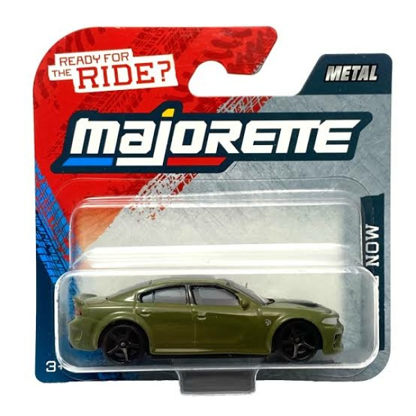 Majorette scala 1/64 - RIDE NOW - Dodge Charger Verde
