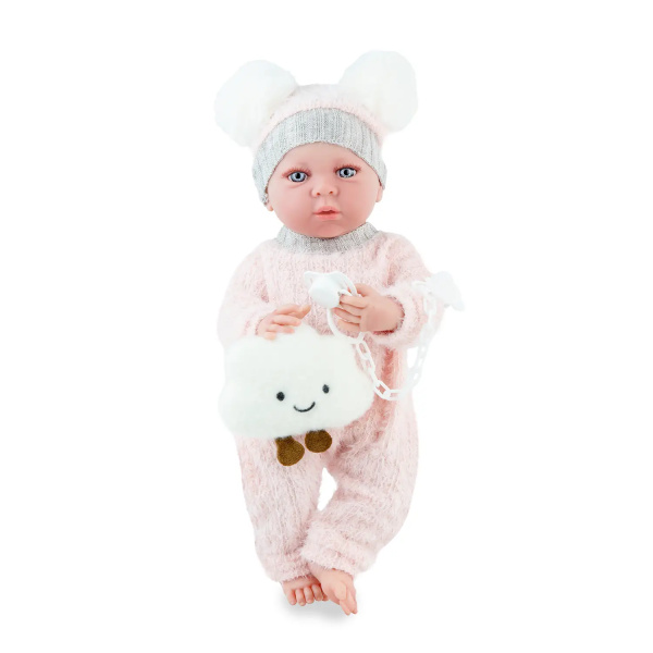 REBORN - Bambola Marina & Pau – Mini Baby NUBE cm38