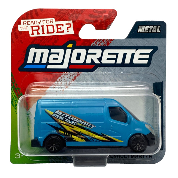 Majorette scala 1/64 - RIDE NOW - Renault Master Blu