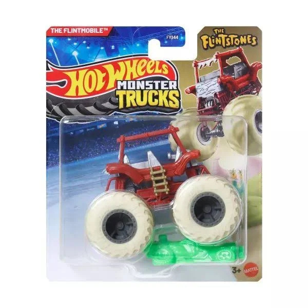 Hot Wheels Monster Trucks scala 1/64 - THE FLINTMOBILE - Asst. FYJ44 - JND66